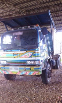ขายรถบรรทุกสิบล้อดัมพ์ Hino F18 หัวสิงห์ไฮเทค เครื่อง HO7C-185 แรง 2 เพลากระบะดัมพ์ ทะเบียนพร้อม