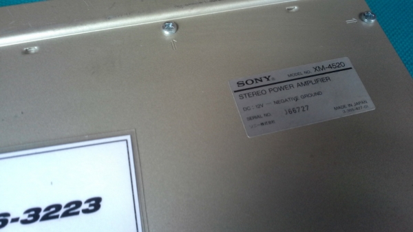 แอมป์ Sony 2 แชแนล XM4525 / XM4520 Made in Japan