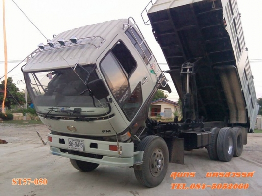 ขายด่วน รถบรรทุก 10 ล้อ HINO FM3H  195 แรง 2 เพลา ดั้ม รถสวย พร้อมใช้งาน ราคาสุดคุ้ม