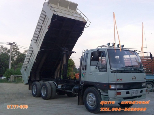 ขายด่วน รถบรรทุก 10 ล้อ HINO FM3H  195 แรง 2 เพลา ดั้ม รถสวย พร้อมใช้งาน ราคาสุดคุ้ม
