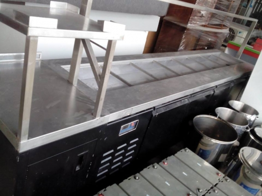 ขายโต๊ะบาร์ สลัดให้ความเย็น ชั้นล่าง เก็บของตั้งอุณภูมิได้