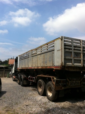 ขายหางพ่วง เซมิดั้ม 2 คาน อู่ซุ่นชัย390000.-