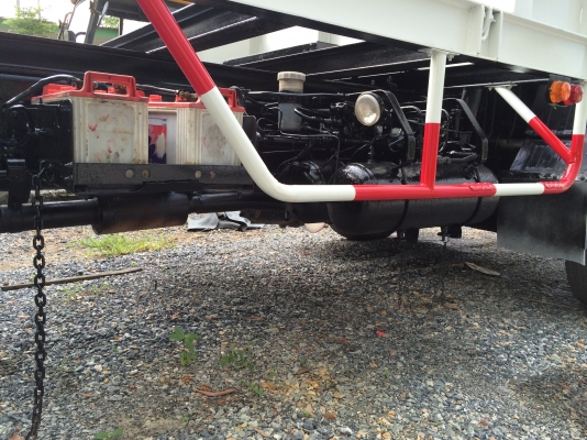 10ล้อหางปลาท้ายลาด230แรงCWM430M หางปลาทำใหม่..ปูไม้ใหม่