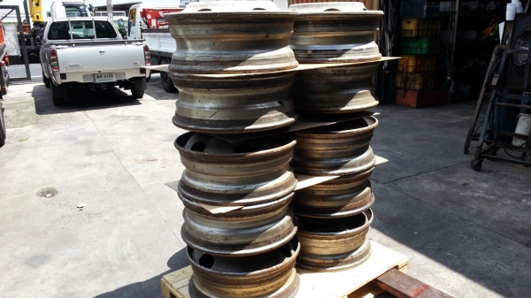 ขายกระทะล้อเรเดียน22.5&times;7.5เก่านอก