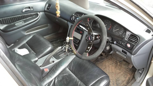 **134,000 บ.ต่อรอง**ขายรถเก๋งราคาเบาๆ HONDA ACCORD 2.2 V-TEC โฉมท้าย2ก้อน ปี39/96 ติดLPG (ลงเล่ม) เครื่องดีแน่น แรง ความร้อนปกติ น้ำไม่ดัน ฝาไม่รั่ว เกียร์AUTO เข้าง่ายไม่หลุด ช่วงล่างหนึบ ภายในสวย คอนโซลเต็ม พ.พาวเวอร์ ก.ไฟฟ้า ปรับข้างไฟฟ้า เบาะหนัง แอร์