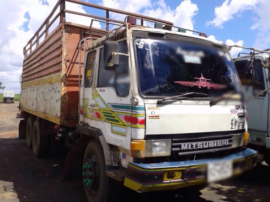 ขายรถบรรทุกสิบล้อดัมพ์ MITSUBISHI FN215K เครื่อง 6D14-160 แรง แอร์ เบรคจิฟฟี่ พวงมาลัยพาวเวอร์