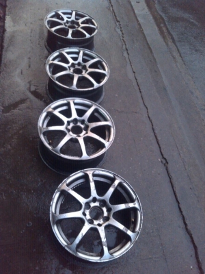 ล้อ model8 japan 15" 6.5 4/100 4วง