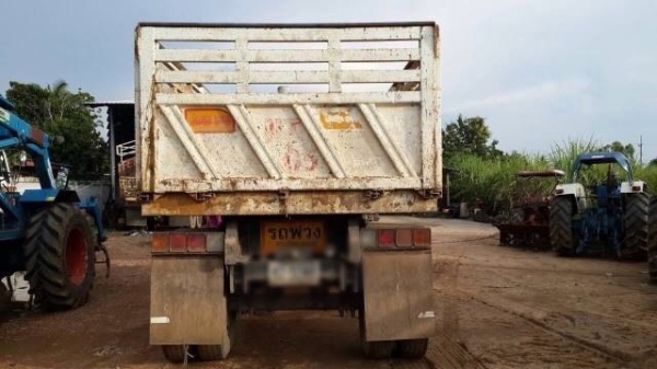 ขายลูกพ่วงดัมพ์สามมิตร 2 เพลา สภาพเดิมพร้อมใช้งาน ทะเบียนพร้อม