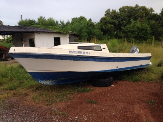 เรือยามาฮ่า 22 ฟุตหัวปิด+พร้อมเครื่อง