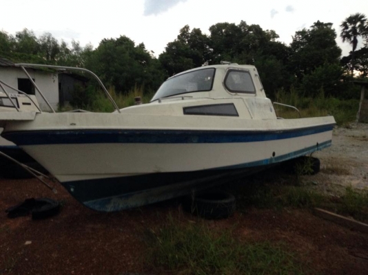 เรือยามาฮ่า 22 ฟุตหัวปิด+พร้อมเครื่อง