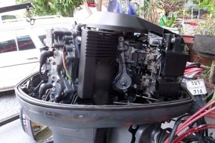 ขาย เครื่องเรือ YAMAHA 115 แรง 2 จังหวะ นำเข้าจากญี่ปุ่น เครื่องติดง่ายเดินดี พร้อมอุปกรณ์ตามรูป ราคา 145,000