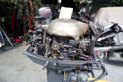 ขาย เครื่องเรือ YAMAHA 30 แรง CV นำเข้าจากญี่ปุ่น เครื่องติดดี เดินเรียบ ราคา 48,000