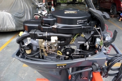 ขาย เครื่องเรือ YAMAHA 25 แรง 4 จังหวะสภาพสวย หาง 21 นำเข้าจากญี่ปุ่น ราคา65,000