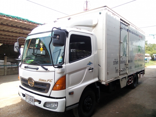 6 ล้อกลาง  *Euro.2*  HINO  MEGA  FC4J 150 แรงม้า+Turbo+Inter *ยาว 5.50 ม. *รถห้างแท้*  (มีกระบะเปลี่ยนให้)