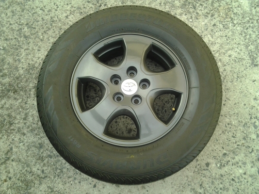 ขายแม็กซ์ VIGO CHAMP ขอบ 16" พร้อมยางบริสโตนดูราวิด 215/65/16" ปี13 สวยๆ