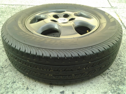 ขายแม็กซ์ VIGO CHAMP ขอบ 16" พร้อมยางบริสโตนดูราวิด 215/65/16" ปี13 สวยๆ ขายแม็กซ์ VIGO CHAMP ขอบ 16" พร้อมยางบริสโตนดูราวิด 215/65/16" ปี13 สวยๆ