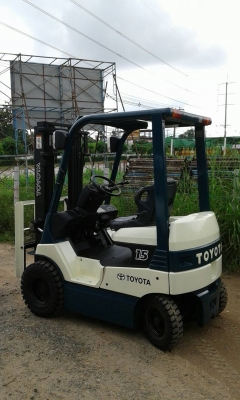 ขายด่วนรถยกไฟฟ้า TOYOTA 7FB15 เสาสูง 3 เมตร ทำเสร็จใหม่ๆสวยเทพ แบ่งกันเอาไปใช้