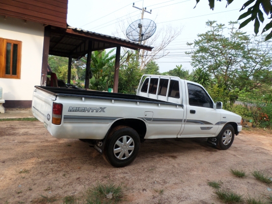 ขายรถกระบะโตโยต้าไมตี้เอ็กตอนเดียวปลายปี38...สภาพสวยทั้งคันทั้งภายนอก/ภายใน....เครื่องดีแน่นๆครัชชีเดิมสวยไม่มีผุสภาพพร้อมใช้งาน เอกสารพร้อมโอน+ภาษีเต็ม... สีขาวสวยๆ+ยางดี4เส้น+ชีีดี+USB ขาย98,000บาท สนใจสอบถามได้ครับ080-1696651 รถยุจังหวัดอำนาจเจริญมาลอง ขายรถกระบะโตโยต้าไมตี้เอ็กตอนเดียวปลายปี38...สภาพสวยทั้งคันทั้งภายนอก/ภายใน....เครื่องดีแน่นๆครัชชีเดิมสวยไม่มีผุสภาพพร้อมใช้งาน เอกสารพร้อมโอน+ภาษีเต็ม... สีขาวสวยๆ+ยางดี4เส้น+ชีีดี+USB ขาย98,000บาท สนใจสอบถามได้ครับ080-1696651 รถยุจังหวัดอำนาจเจริญมาลอง