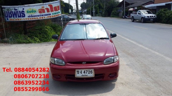 ขาย Hyundai Accent สีแดงสวยๆ ราคา 49,000 บาท ++++++++