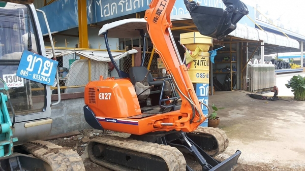ขายรถขุด-ดัน HITACHI EX27 รถเก่านอกสภาพดี พร้อมใช้งาน มีเอกสารแจ้งจำหน่าย ขายรถขุด-ดัน HITACHI EX27 รถเก่านอกสภาพดี พร้อมใช้งาน มีเอกสารแจ้งจำหน่าย