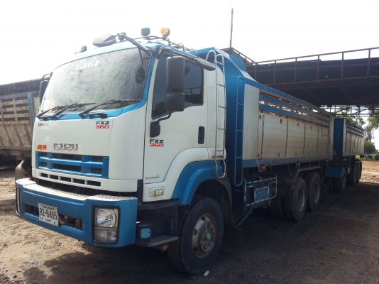 รถสิบล้อ FXZ360 พ่วงแม่ลูก สภาพดีพร้อมใช้งาน