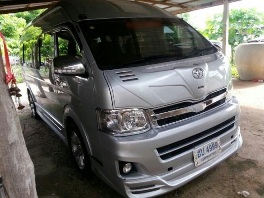 ขายรถตู้TOYOTA COMMUTER D4D ปี2012 แต่งชุดVIPชุดใหญ่เต็มชุด เครื่องVVT-i เครื่องดี ภายในสวยมาก สภาพเหมือนใหม่พร้อมใช้งาน เอกสารพร้อมโอน สนใจโทร090-8588220คุณนะ ID:narong498 หรือwww.truck.in.th/498