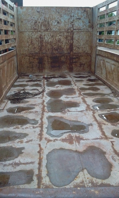 กระบะ 10 ล้อ สามมิตรลอนเฉียง ไม่ดัมพ์ ยาว 6 เมตร