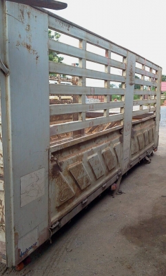 กระบะ 10 ล้อ สามมิตรลอนเฉียง ไม่ดัมพ์ ยาว 6 เมตร