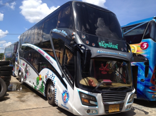 ขายรถบัส 8 ล้อ SCANIA K113 ประกอบแชสซี ไพทูรย์ บ้านโป่ง