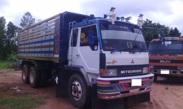 MITSUBISHI  FN527 TF 28xx 220 แรงม้า 10 ล้อ 2 เพลา ดัมพ์ กระบะอลูมิเนียม