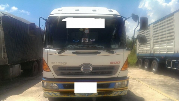 ขายรถสิบล้อหัวลาก HIno MEGa FM1J 260แรง ปี 53 NGV โรงงานรถพร้อมใช้งาน