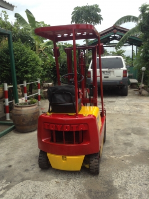 +++ ขายโฟล์คลิฟท์  TOYOTA   FG07  ขนาด  700  กิโล  เครื่องยนต์เบนซิน  เสา 2.5  เมตร  เกียร์ธรรมดา  งา 1,070  มม.  ยางตัน  *** สนใจรายละเอียด  คุยได้ครับ โทร. 081-659-7598 ครับ ***