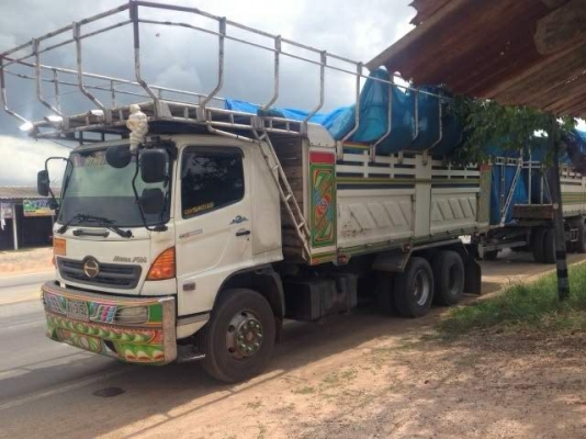 ขาย HINO MEGA 320 แรง 2 เพลา ดั๊ม กระบะเหล็ก รถปี 47