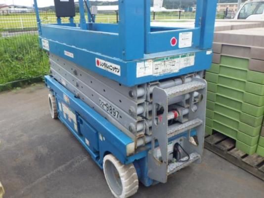 รถกระเช้าขากรรไกร Genie GS2632 #49053 ยกสูง 7.9 เมตร ระบบไฟฟ้า สนใจโทร. 080-6565422 (หนิง)