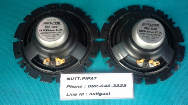 Alpine 6" DDC165E 160W แกนเดียวเสียงกลาง Alpine 6" DDC165E 160W แกนเดียวเสียงกลาง
