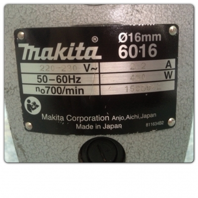 ขายสว่านรอบช้า Makita 6016 ขนาด 16mm Made in Japan