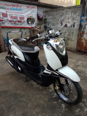 Fino ลายPS สีขาว-ดำ รถปี56 สวยเดิมๆ เครื่องแน่นๆ ราคาถูกๆครับ