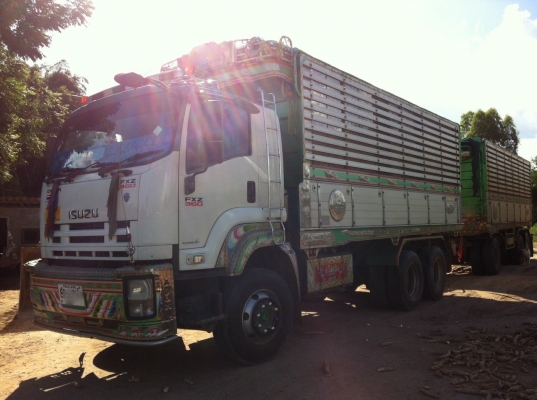 ขายดาว์นรถพ่วง ISUZU 360  ปลายปี 53 เบรคแห้ง กระบะดัมพ์มิเนียมอู่โชคชัย