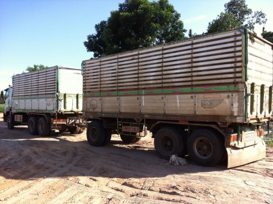 ขายดาว์นรถพ่วง ISUZU 360  ปลายปี 53 เบรคแห้ง กระบะดัมพ์มิเนียมอู่โชคชัย