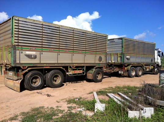 ขายดาว์นรถพ่วง ISUZU 360  ปลายปี 53 เบรคแห้ง กระบะดัมพ์มิเนียมอู่โชคชัย