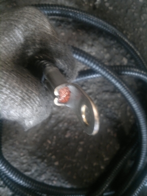 สายแบตเตอรี่ขั้ว +  BenZ,BMW ความยาว 2 เมตร(เบอร์ 4 )