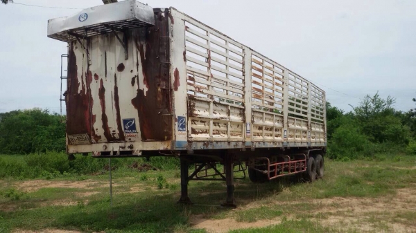 ขายหางพ่วงอู่พนัสไม่ดัมพ์ ยาว 12.30 เมตร 2 เพลา ปี 48 ทะเบียนพร้อม