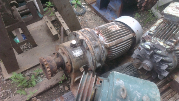 Sell> ขายมอเตอร์เกียร์ Mitsubishi Cyclo Drive 10 แรง 3 เฟส อัดตราทด 1:21