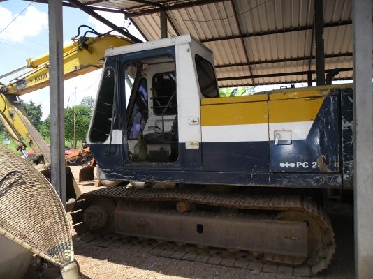 ขายรถแบคโฮ KOMATSU PC120-2 สวยแรงสภาพเก่านอกโซ่หนาเอวแน่นทำงานดีไม่มีโหลด