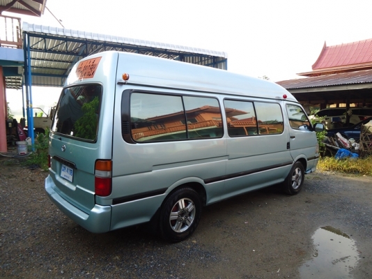 รถตู้  Toyota  commuter  ปี 2004  หลังคาสูง ช่วงยาว  เครื่องดี  1jz   แก๊ส หัวฉีด  lpg  ขับดี ประหยัด