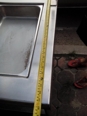 ขายเคาร์เตอร์อุ่นอาหาร มือสองสภาพดี ยาว 1.50 x 70 ซม. ปรับอุณภมิได้