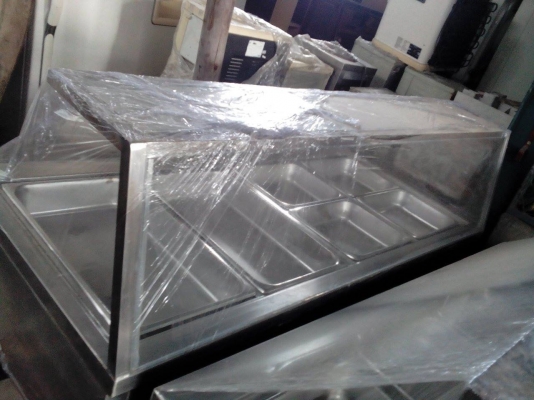 ขายเคาร์เตอร์อุ่นอาหาร มือสองสภาพดี ยาว 1.50 x 70 ซม. ปรับอุณภมิได้