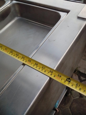 ขายเคาร์เตอร์อุ่นอาหาร มือสองสภาพดี ยาว 1.50 x 70 ซม. ปรับอุณภมิได้