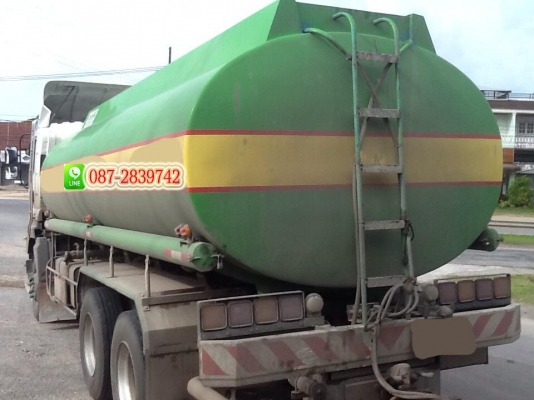 ขายรถพ่วงบรรทุกนํ้ามันพืช แม่-ลูก (3คาน) ISUZU 360 แรงม้า