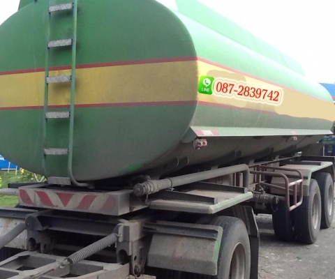 ขายรถพ่วงบรรทุกนํ้ามันพืช แม่-ลูก (3คาน) ISUZU 360 แรงม้า